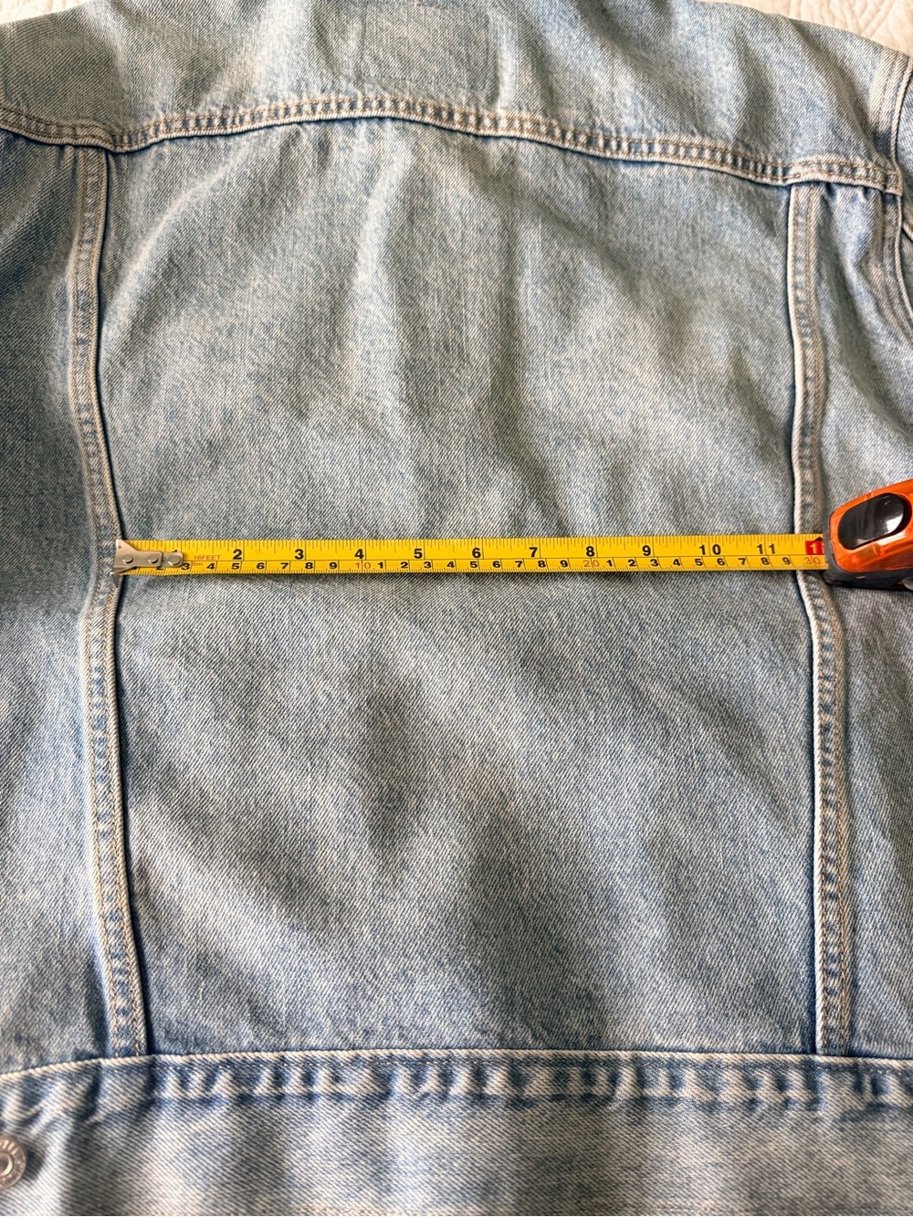 NWOT- Levi's Ex-Boyfriend Trucker jacket- Light Blue - Picture 9 of 11